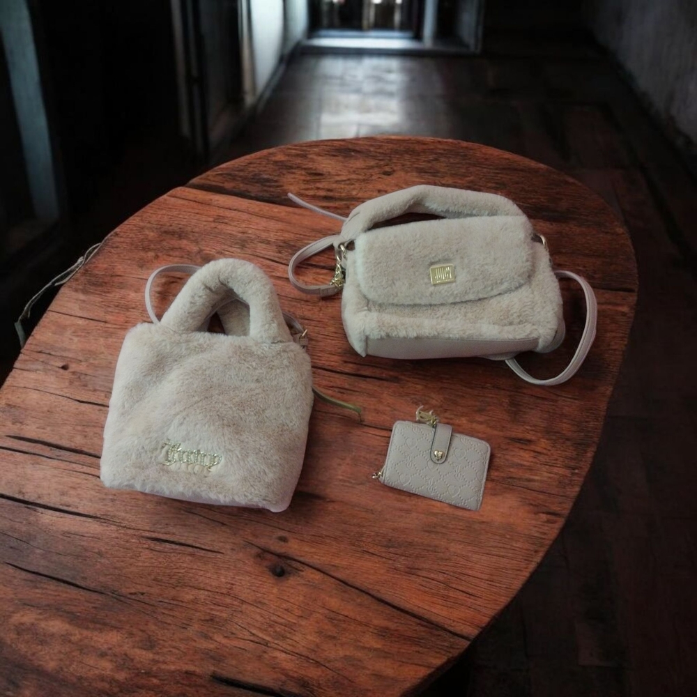 Juicy Couture Pink Fur Mini Purses Y2k Lot SOLD